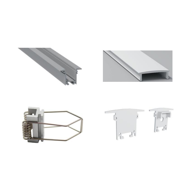 Recessed LED Strip Channel Diffuser With 13.4 Inner Width Recessed LED Strip Channel Diffuser With 13.4 Inner Width